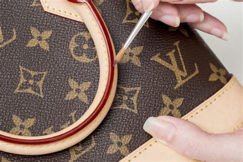how to repair louis vuitton canvas cracks